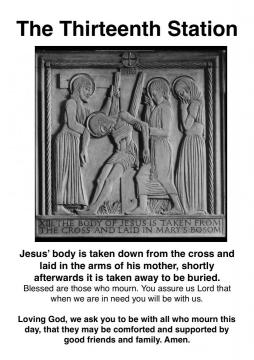 The Thirteenth Station of the Cross